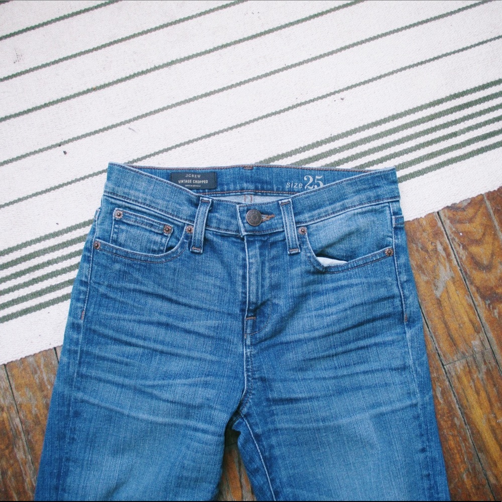 J CREW Vintage Cropped jeans - Picture 3 of 4